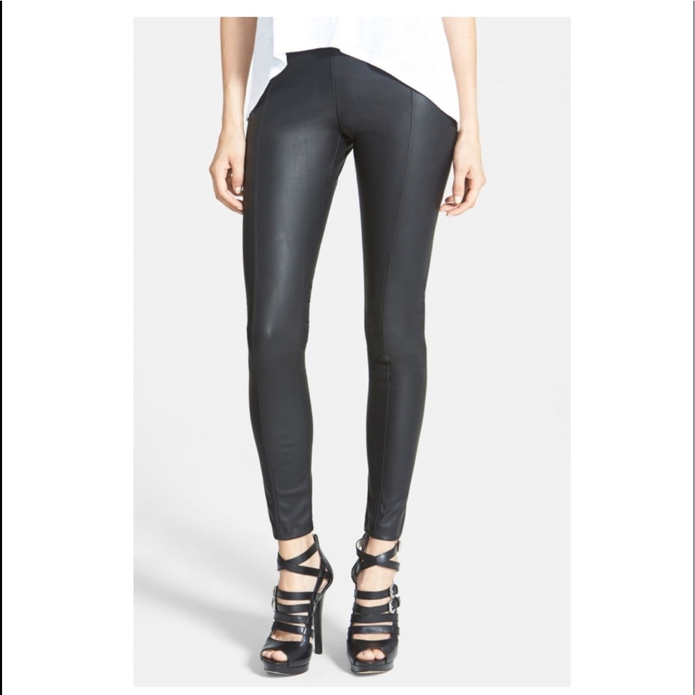 Glamorous Brand Faux Leather legging from NastyGal